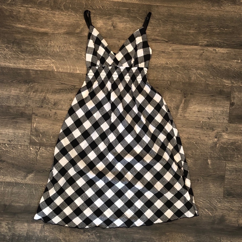 Black Gingham Sundress